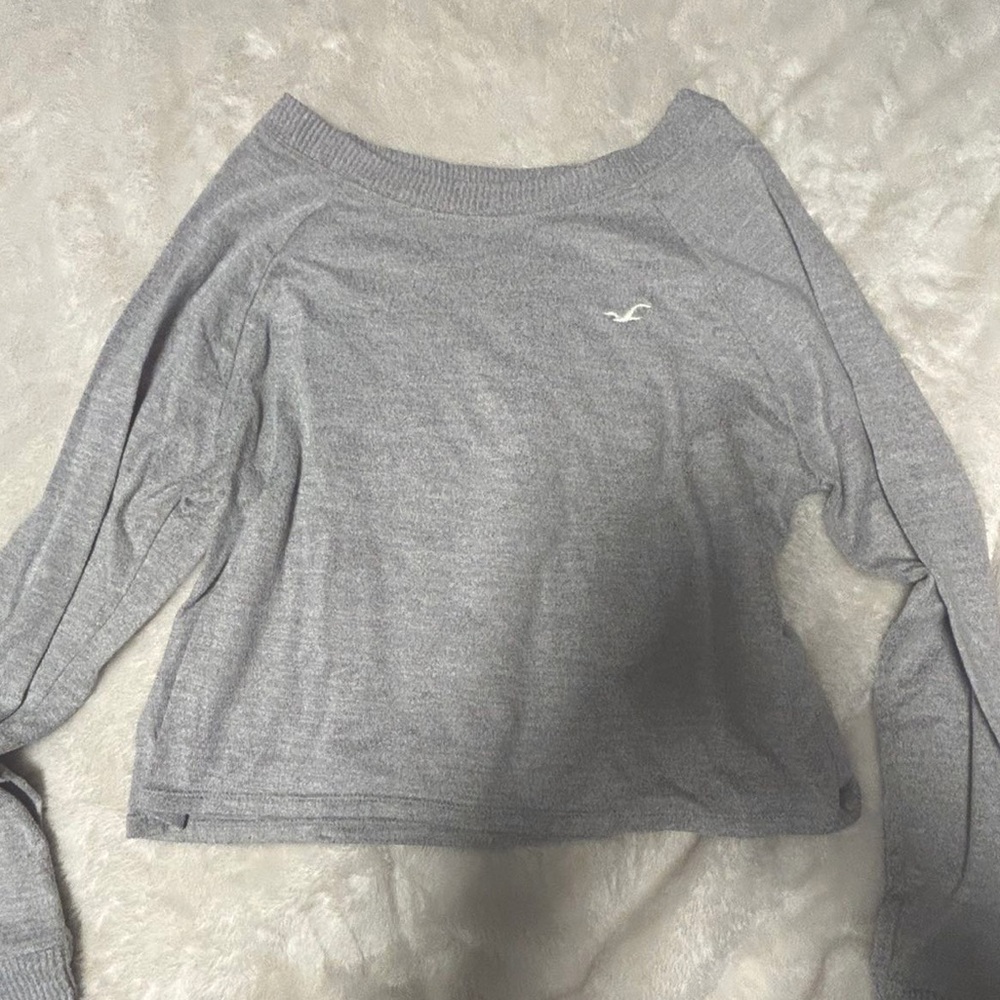 Hollister Cozy Crewneck Cropped Sweater